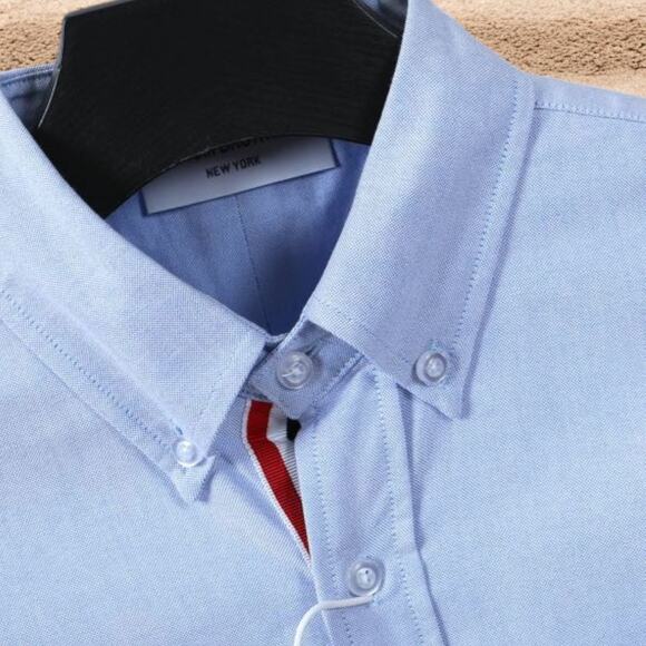 Thom Browne Men's Shirt Blue - Picture 5 of 5